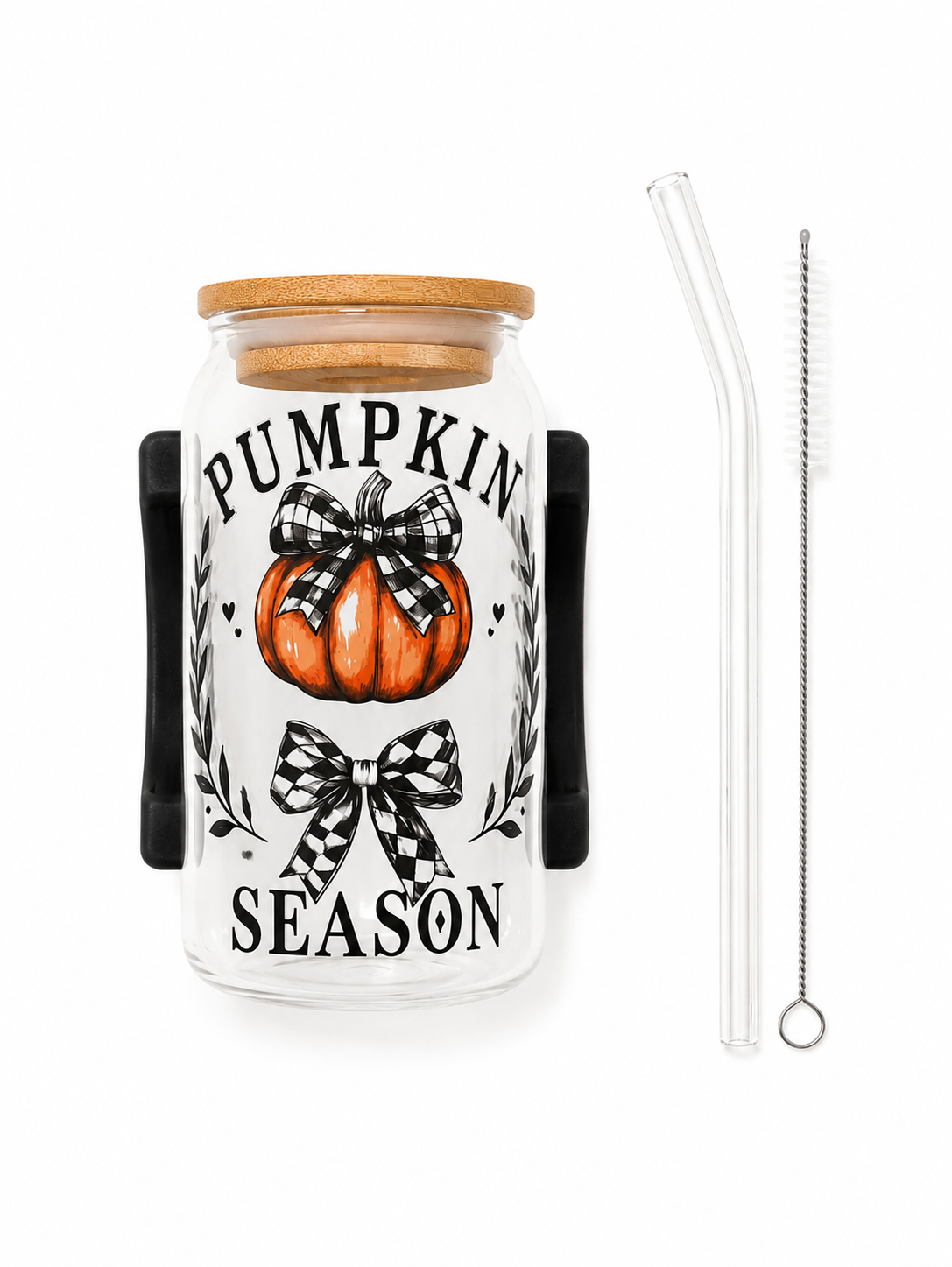 Pumpkin Season Glass Tumbler