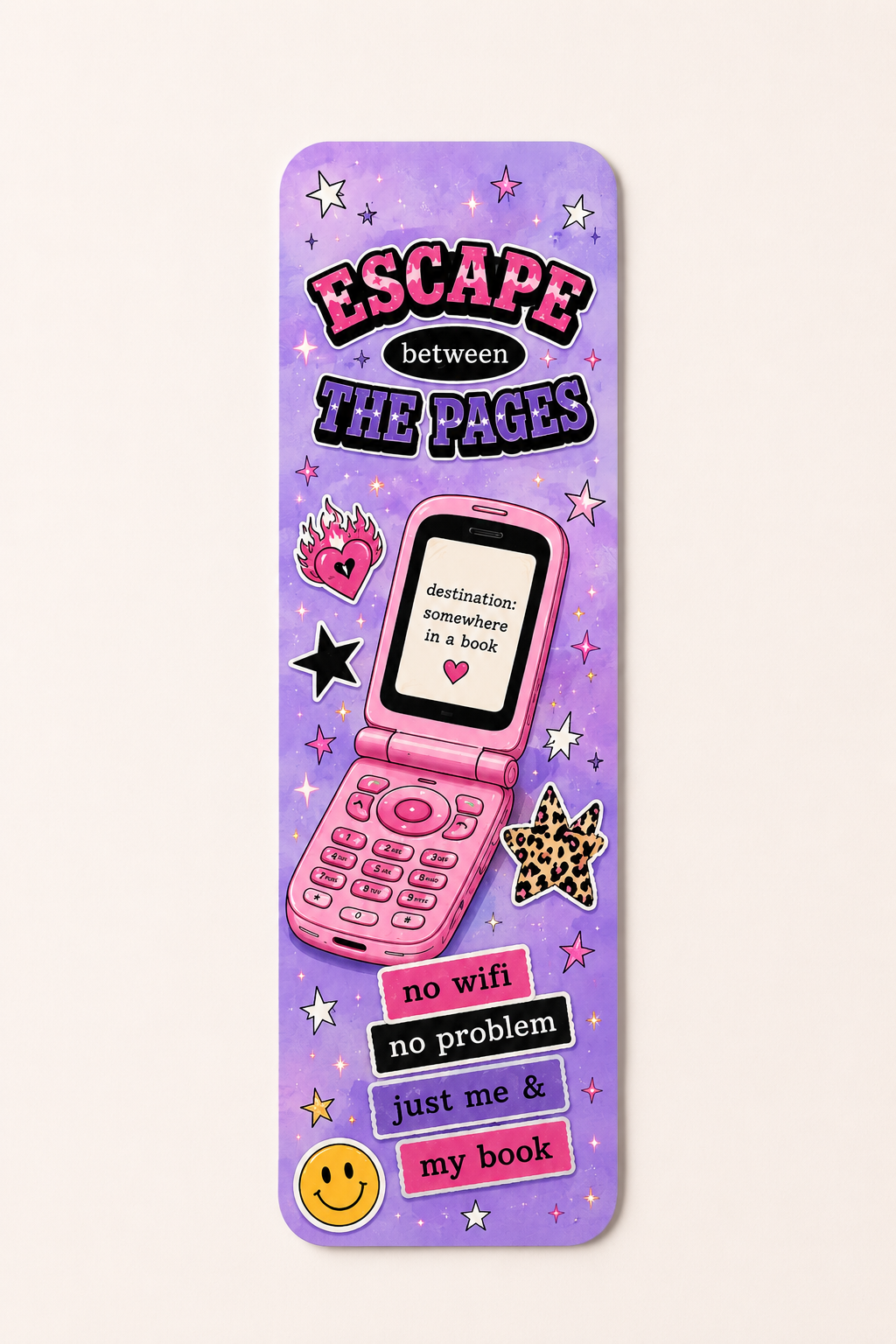 Escape Between The Pages Bookmark