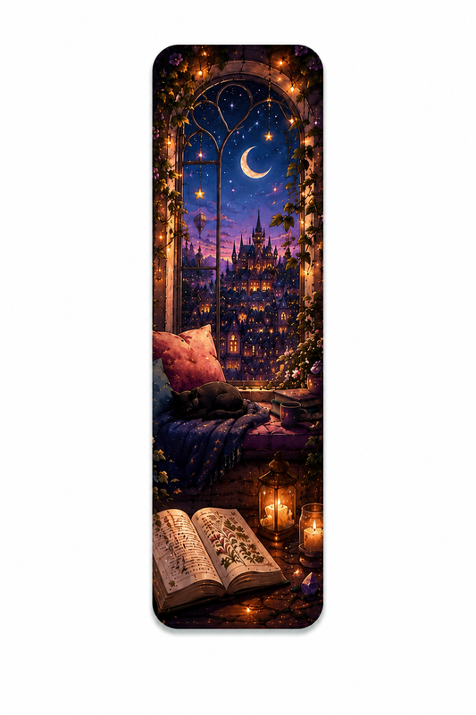 Enchanted Night Reading Bookmark