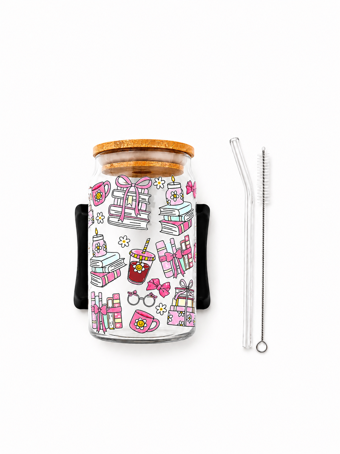 Bookish Babe Glass Tumbler