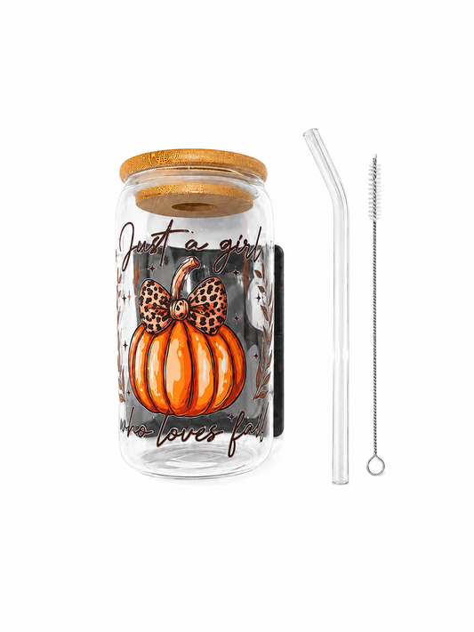 Just a Girl Who Loves Fall Tumbler